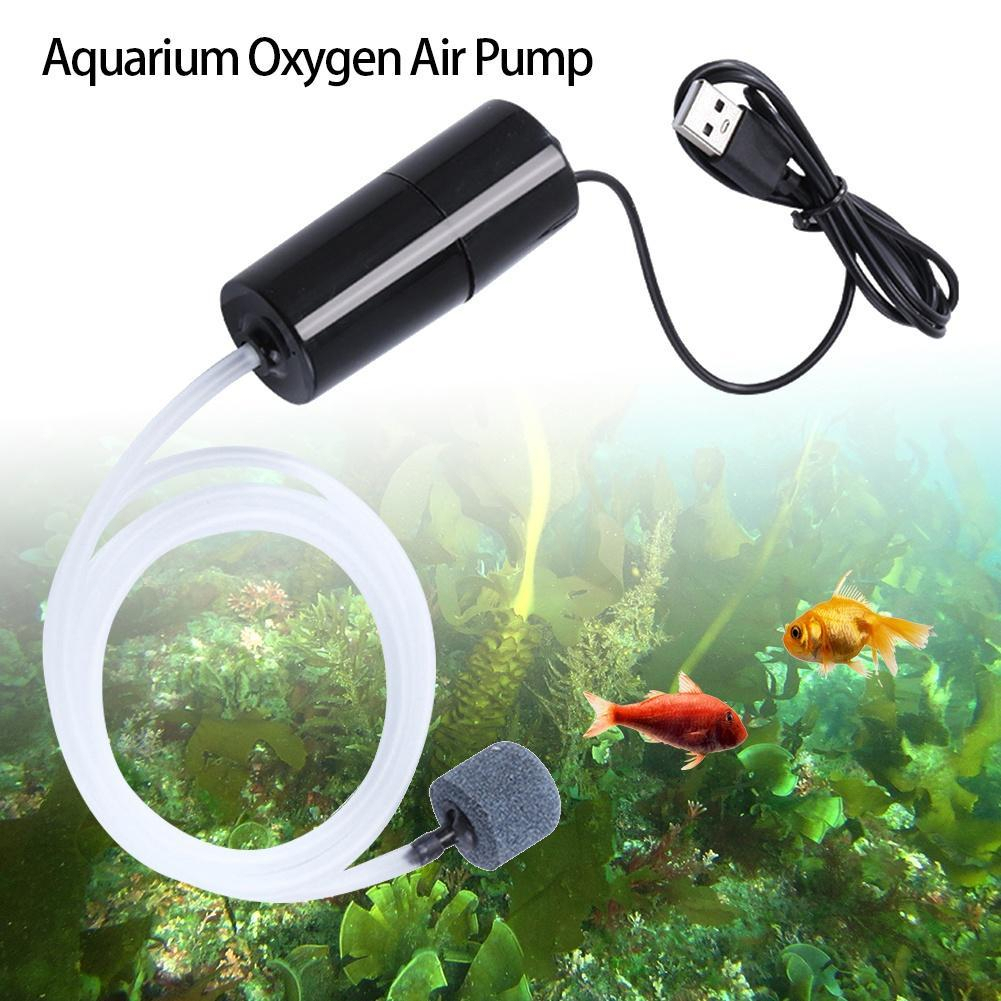Bomba de Aquário USB Portátil para Oxigenação Eficiente e Econômica em Tanques de Peixes de Água Doc