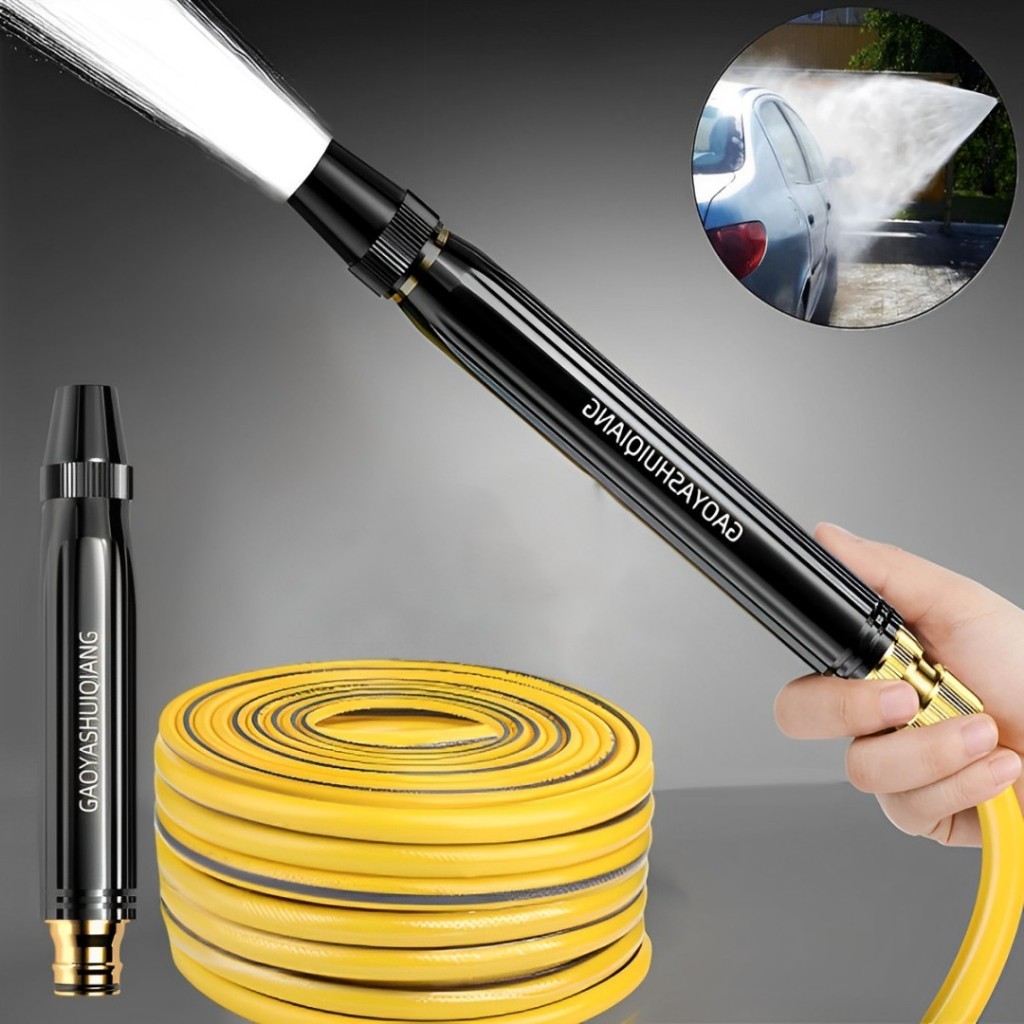 Bico Esguicho De Alta Pressão Para Torneira Mangueira Lavagem De Carros Moto Rega Jardim Pulverizado