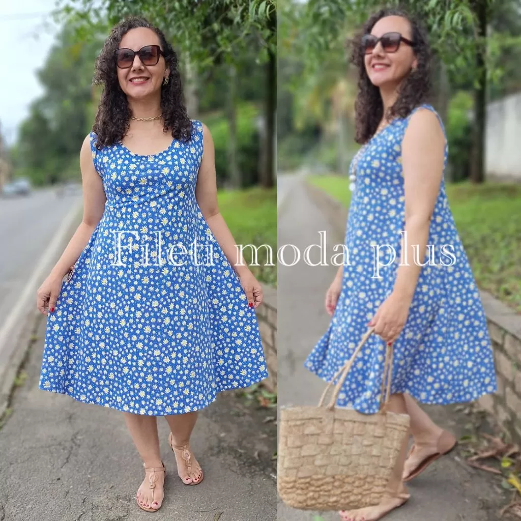 VESTIDO PLUS SIZE GRANDE CAMISETA TAMANHO DO 42 AO 56