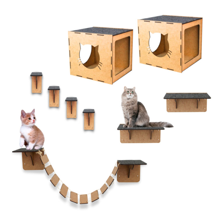 Playground para Gatos 14 peças Parquinho para Gat