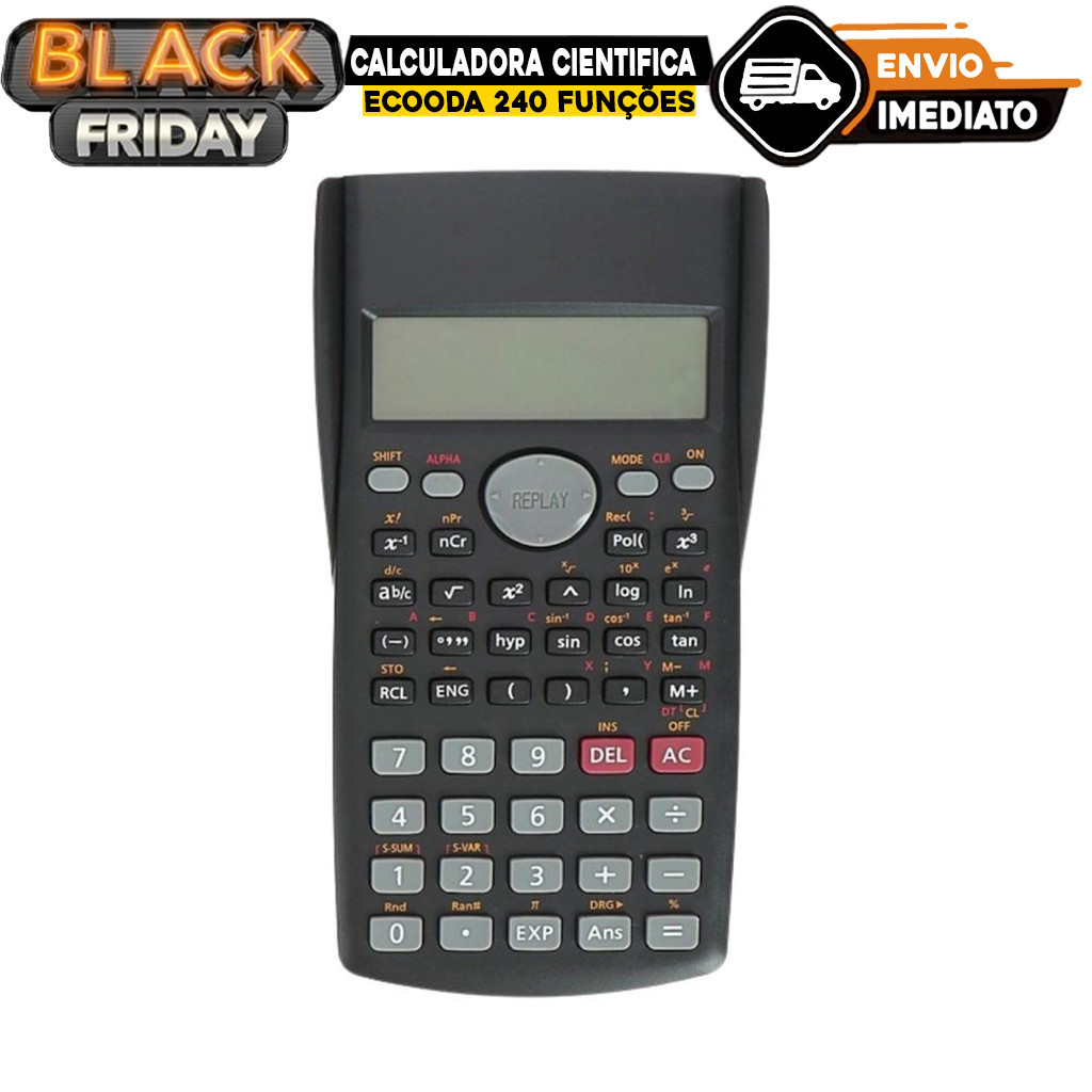 Calculadora Cientifica Ecooda 240 Funções Compatível Pro