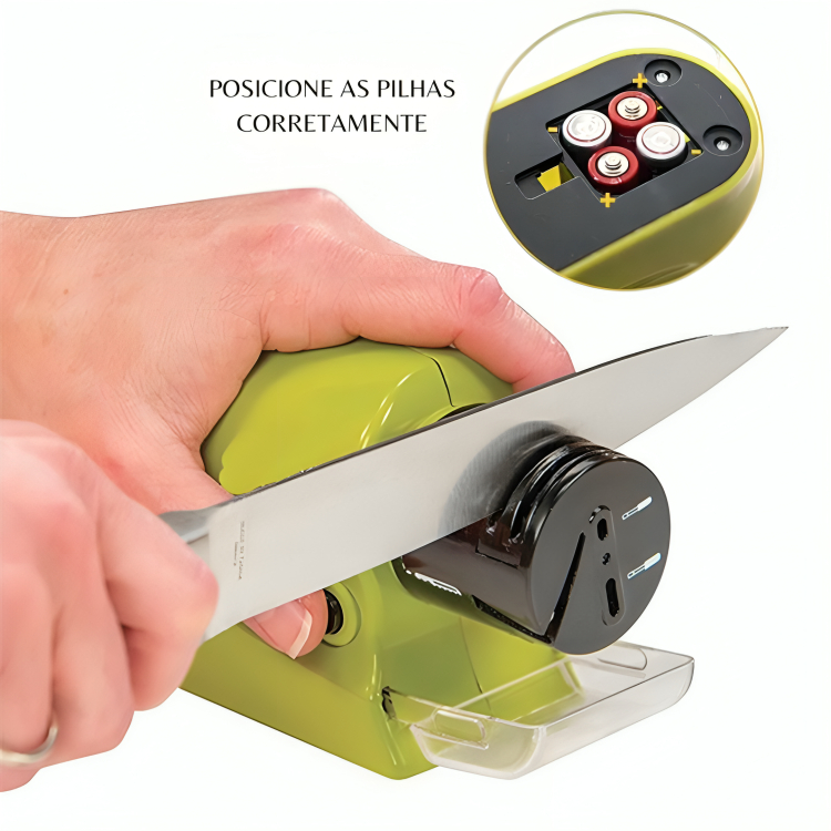 Amolador de Faca Elétrico a Pilha Portátil de Ut