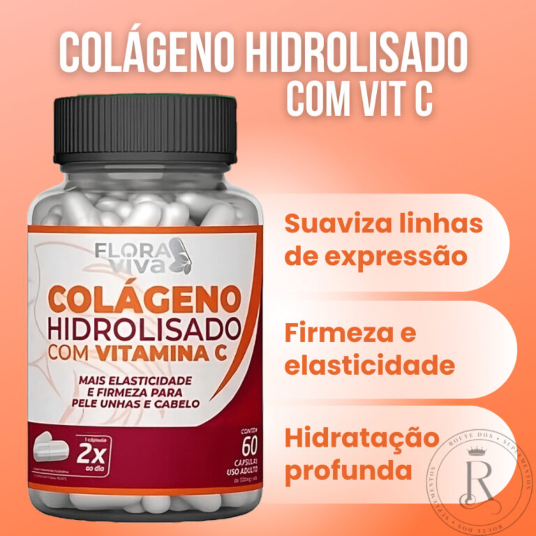 Colágeno Hidrolisado com Vitamina C – Pele 