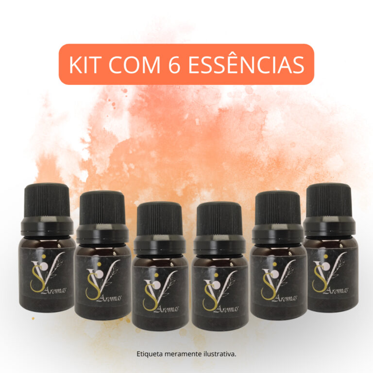 Kit 6 Essência para Aromatizador, Ambiente, Cosm