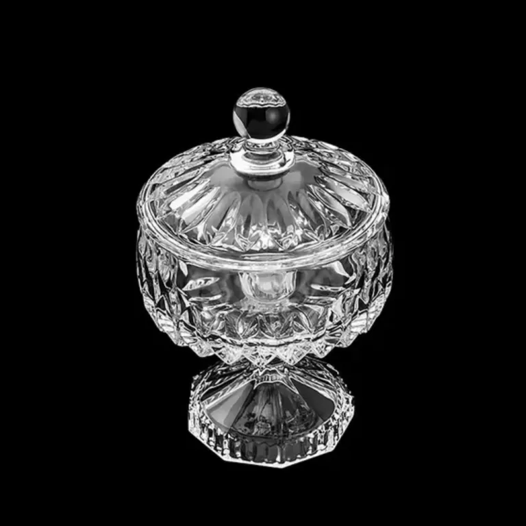 Potiche Baleiro Bomboniere de Vidro Cristal Doces 