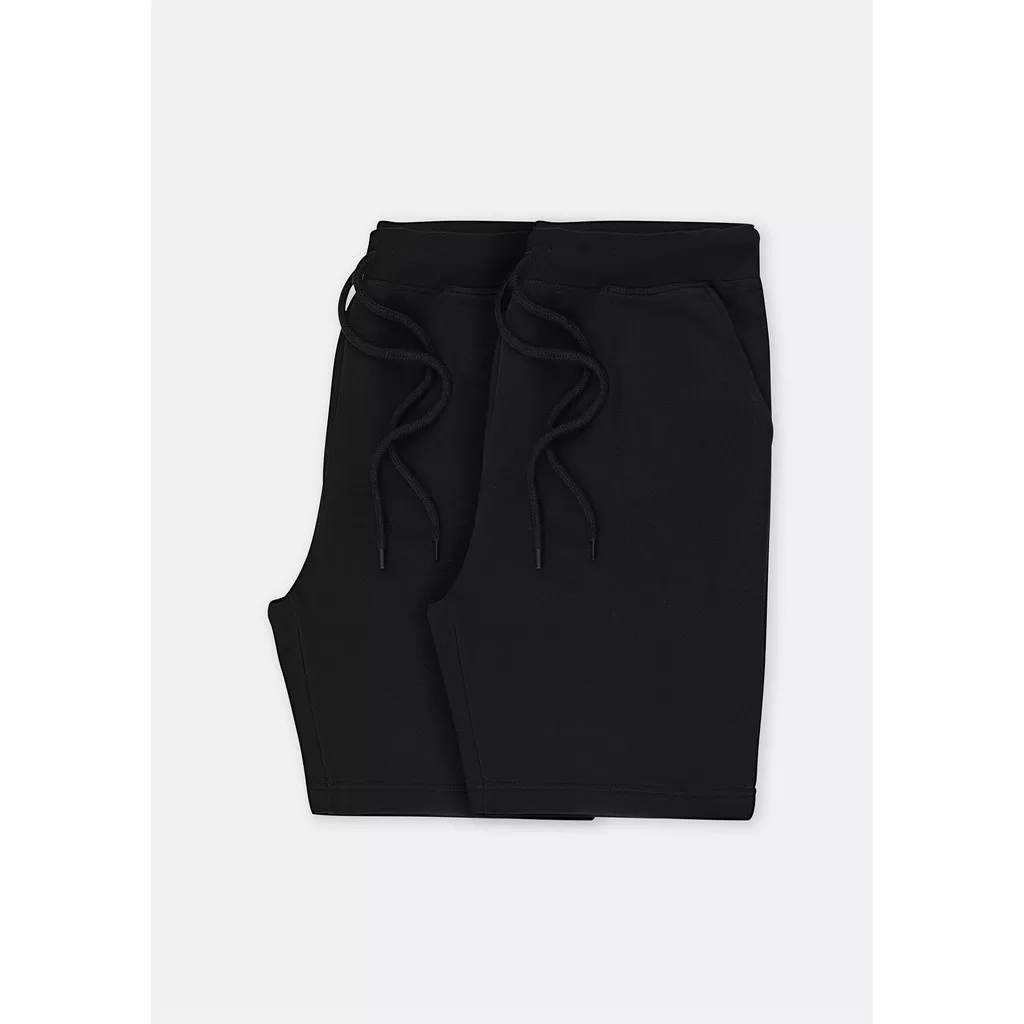 Kit Com 2 Bermudas Básicas Masculinas Em Moletom