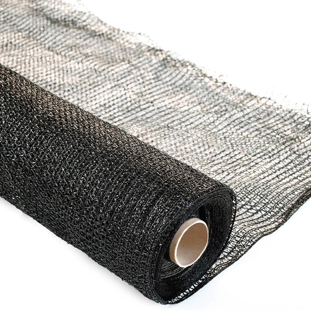 Tela Sombrite Raschel 35% 8x1m Preta Proteção e Sombreamento de Estufa Horta Flores Anti UV