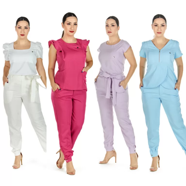 Conjunto Scrub Bordado Princesa Muscle Transpassad