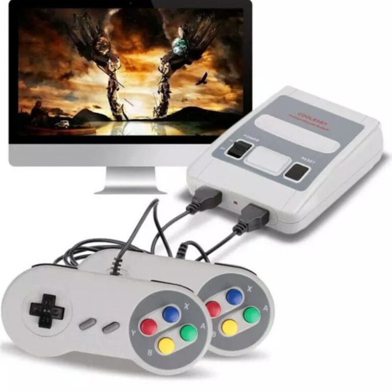 Video Game Classic Super Nintendo Mini SNES Com 2 