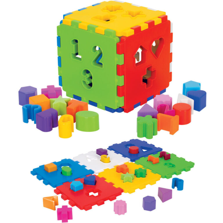 Cubo Didático Educativo Brinquedo para Bebê 1 an