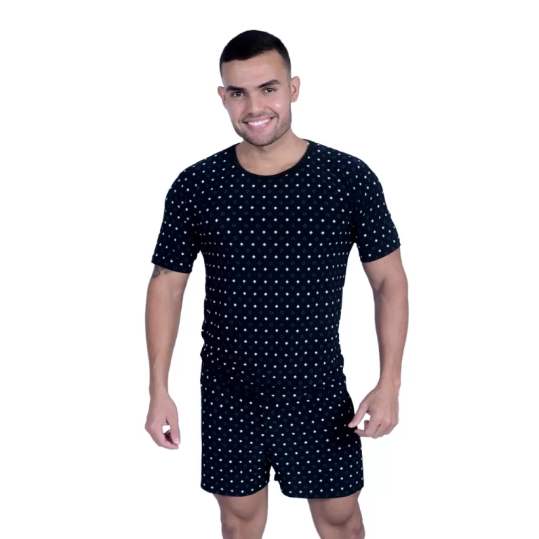 Pijama Masculino Curto Liganete Homem