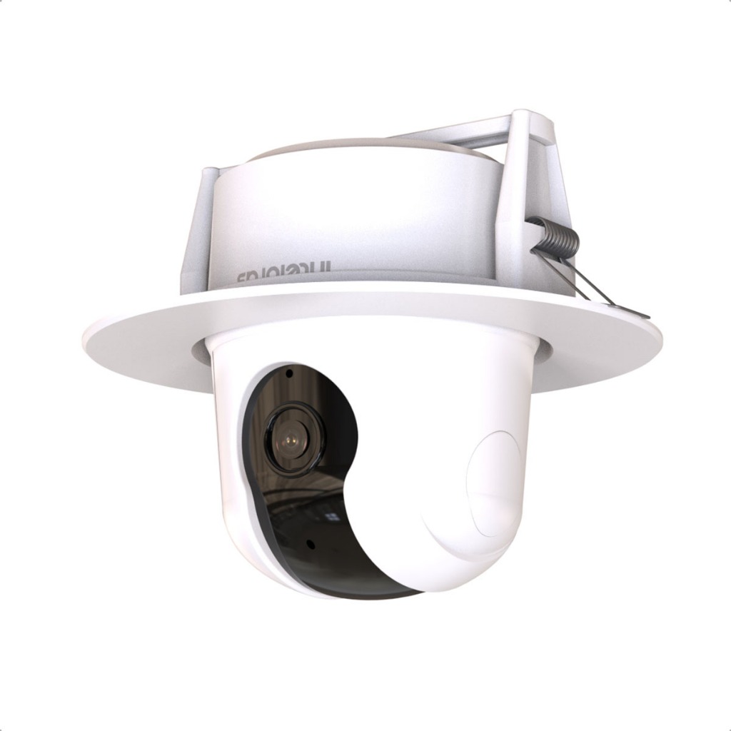 Suporte para Embutir No Teto Gesso Compatível Câmera Intelbras Ime 360 e Ime 360C