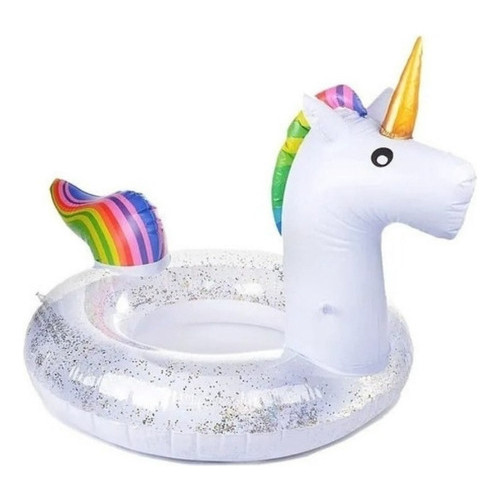 Boia Flamingo Unicornio Gigante Piscina Inflável 
