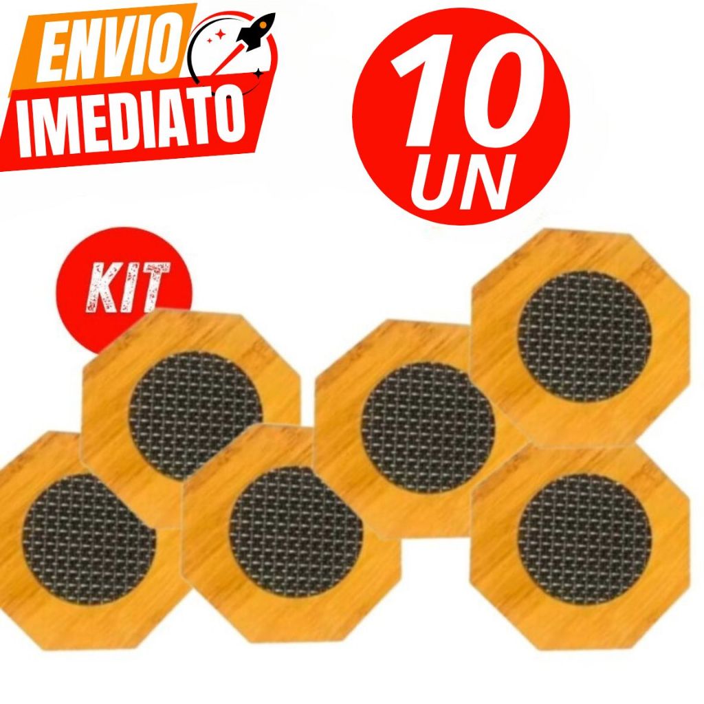 Kit 10 Descanso Octogono Panelas Alta Qualidade Prático 16 X 16Cm Casa Cozinha Buffet Restaurante Qu