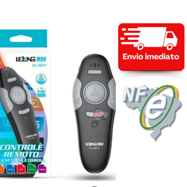 Apresentador De Slides Laser Pointer Lelong Power 