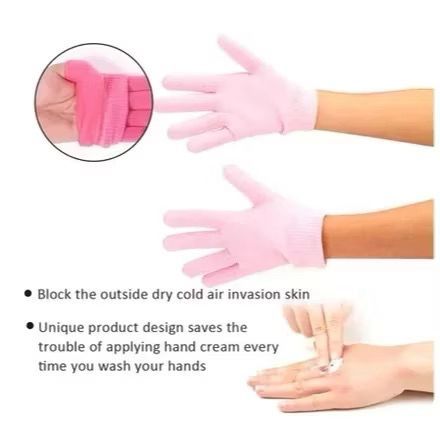 Par de Luvas Hidratante em Gel Para Mãos Rachadas