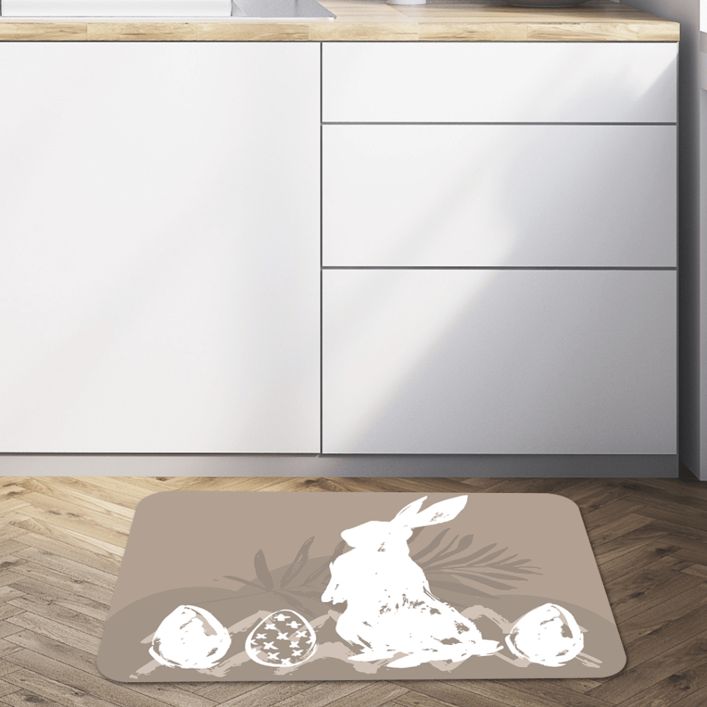 PÁSCOA: TAPETE DE ENTRADA ANTIDERRAPANTE 60X34cm EMBORRACHADO 03