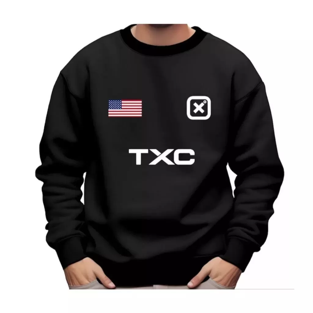 MOLETOM ESTILO SUÉTER TXC UNISSEX CONFORTÁVEL ALGODÃO