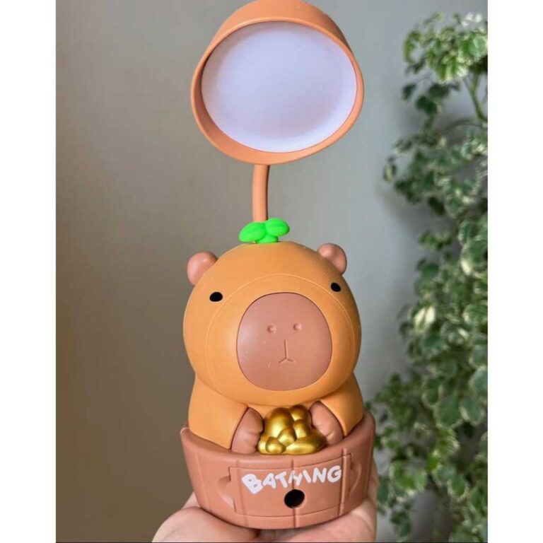 LUMINARIA DE MESA COM APONTADOR CAPIVARA / PAPELAR
