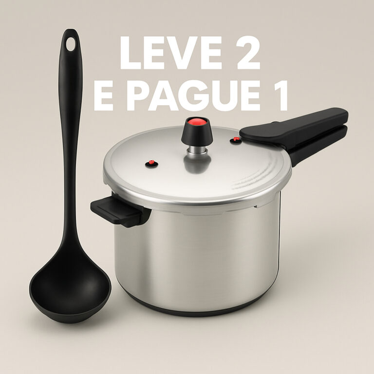 Kit Panela De Pressão 10L e Concha Fechamento Ext