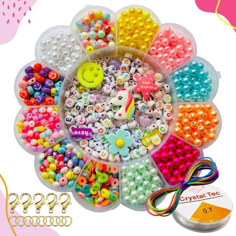 Maleta Kit Infantil Para Pulseira 1850 Peças + Si