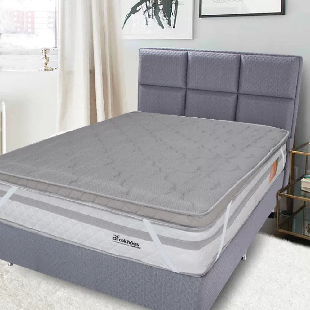 Pillow Top Queen Espuma D45 Firme 158x198x5cm – BF Colchões