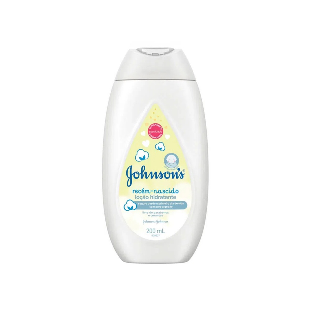 Loção Hidratante Johnsons Baby Recém-nascido 200ml Proteção Segura Suave E Eficaz