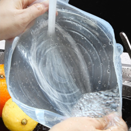 Flexivel Reutilizavel  Tampas Panela Silicone