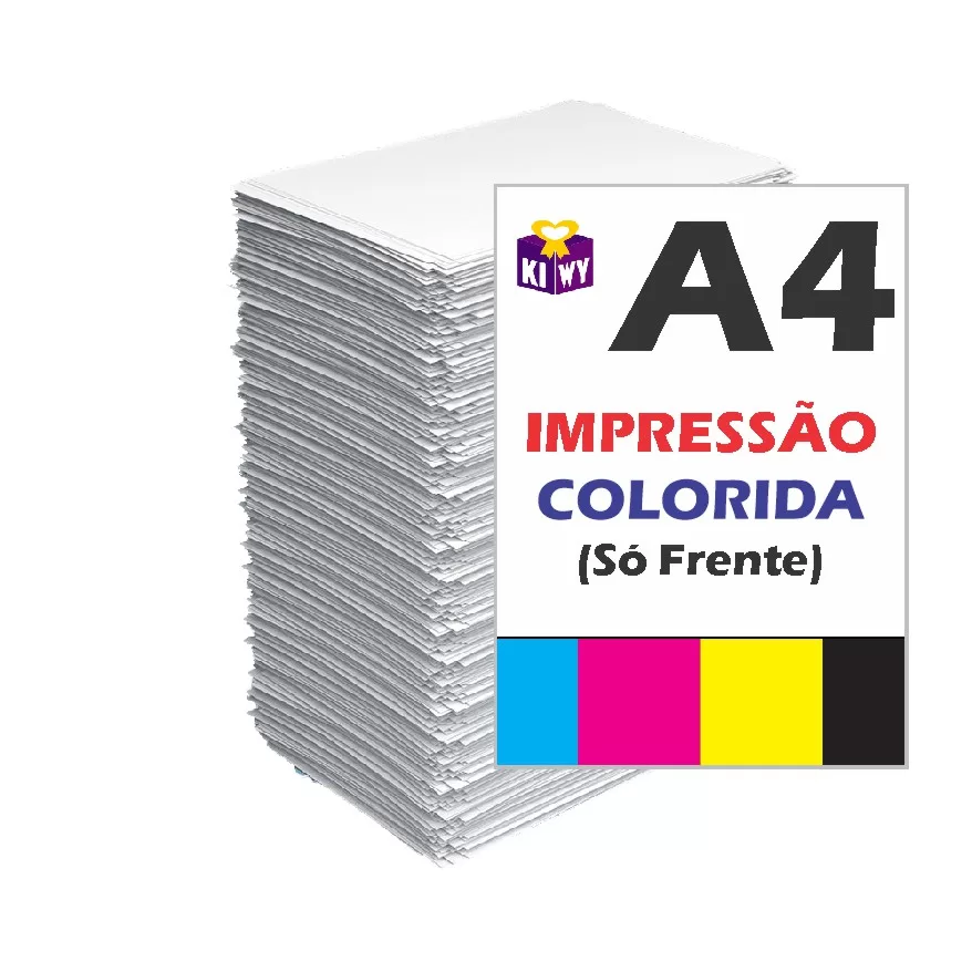 Impressão A4 – Só Frente (Colorida)