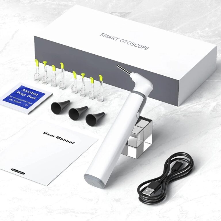 Otoscópio Sem Fio Câmera Auricular Com Visão Du