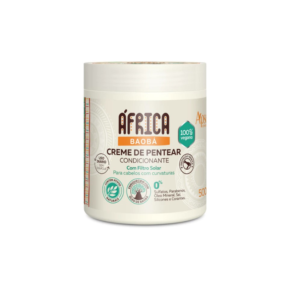 Creme De Pentear África Baobá 500g – Apse Vegano