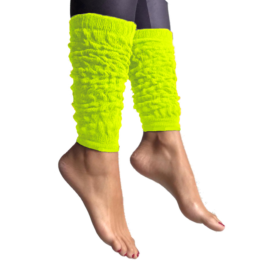 Par De Polaina Para Academia Festa Anos 80 Feminina Cores Vivas Inferno Esportiva