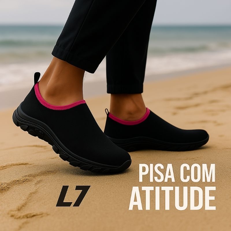 Tenis Feminino Sapatilhas Nauticas Neoprene Unissex Sola Anti-Derrapante  Leve Academia Lazer Trilha