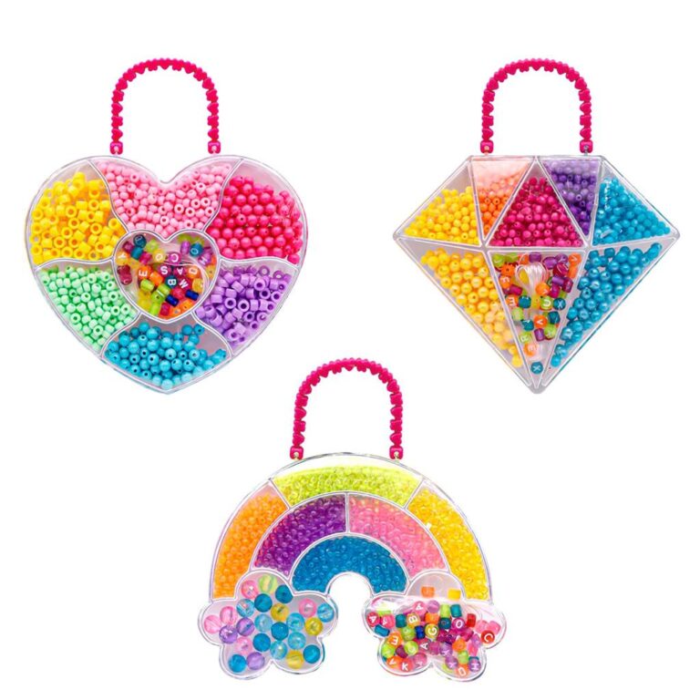 Kit Para Montar Bijuterias Micangas Arco Iris/cora