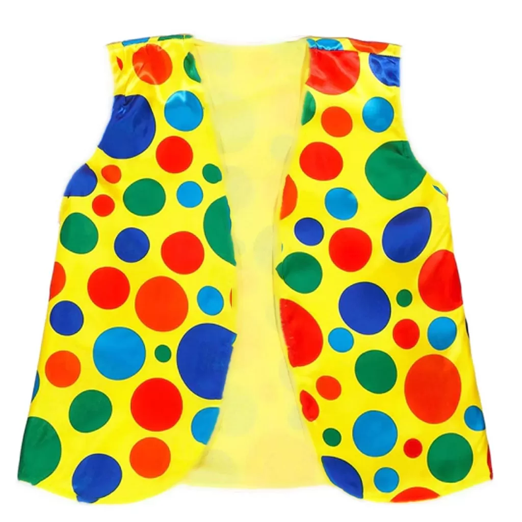 Colete de Palhaço Colorido – 60cm