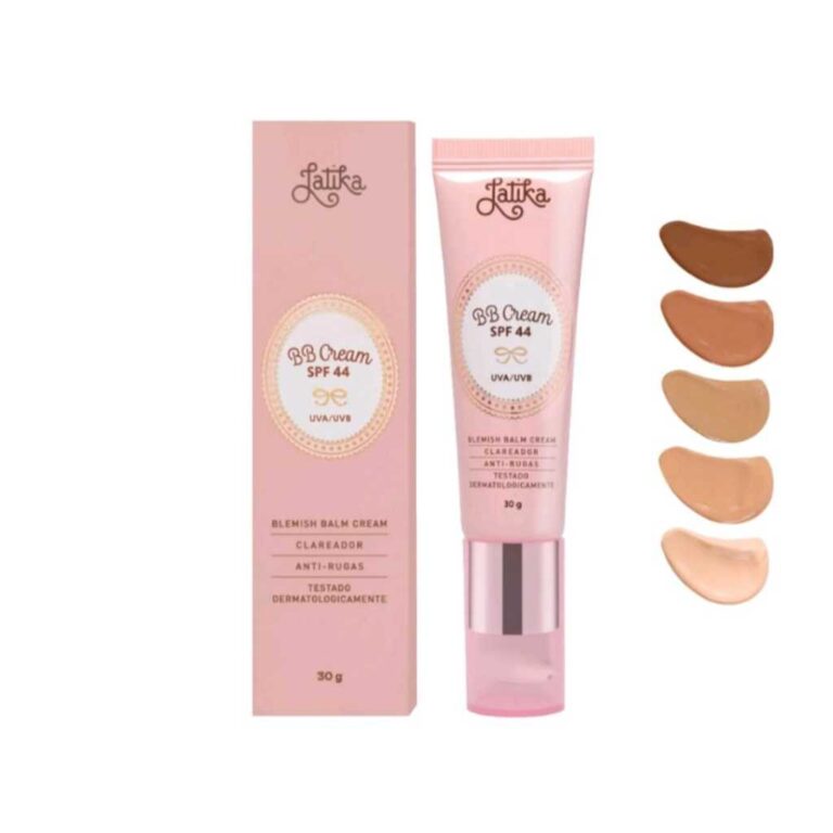 BB Cream Latika Clareador e Antirrugas FPS44 Base 