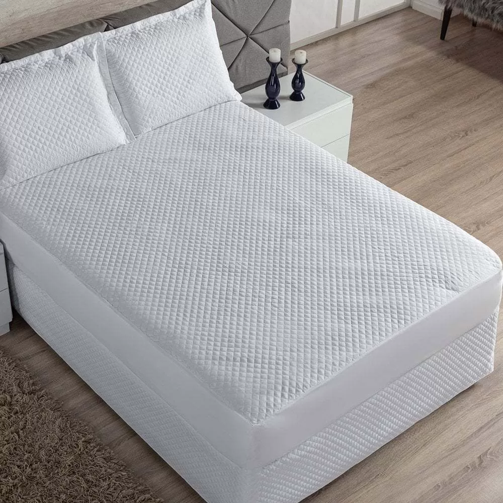 Protetor Impermeável Para Colchão Matelassê Super Silencioso Premium 100% Impermeável