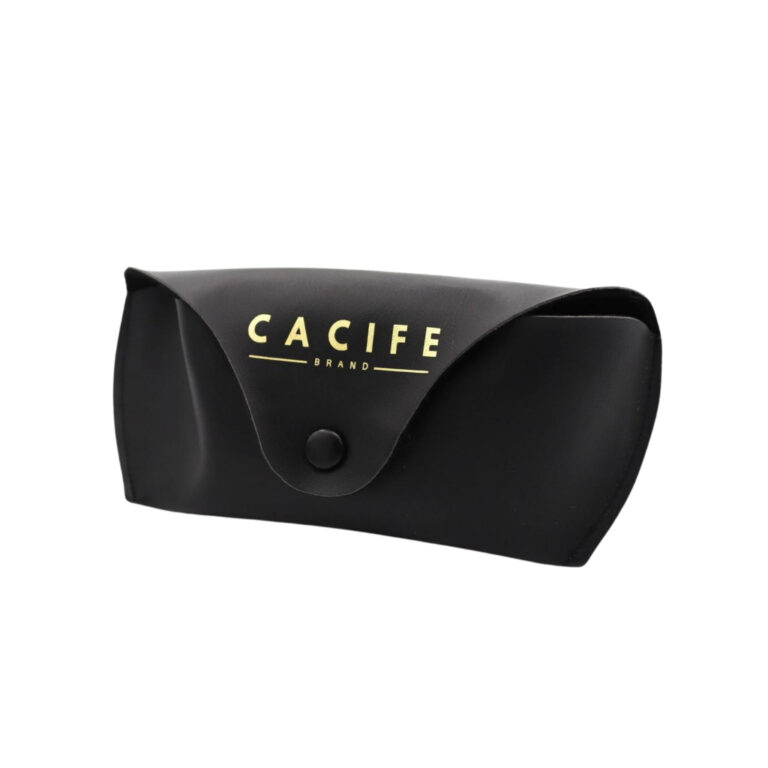 Case Couro Preta Botão Carteira Acessórios Moda 