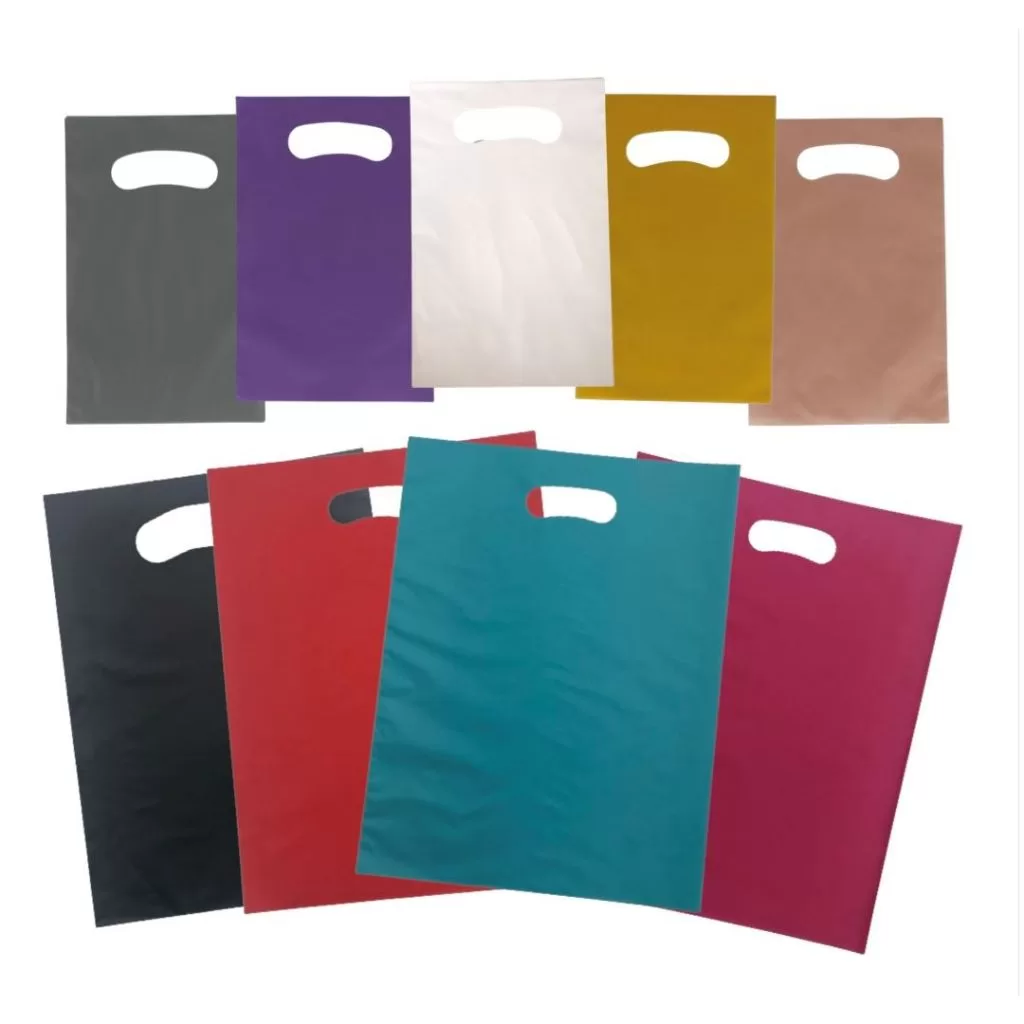 50 SACOLAS boca de palhaço 40x50cm cores lisas grossas e resistentes