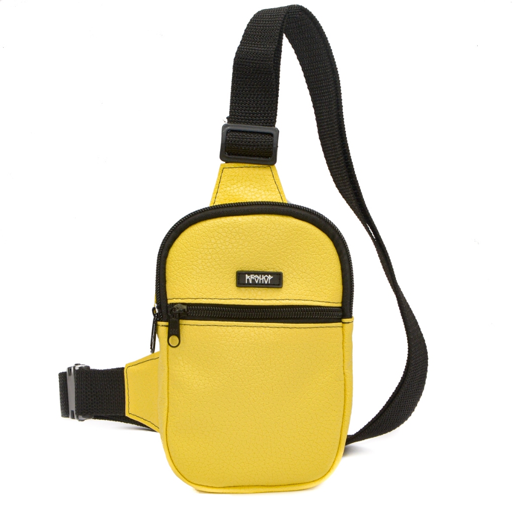 chest bag amarela shoulder bag unissex