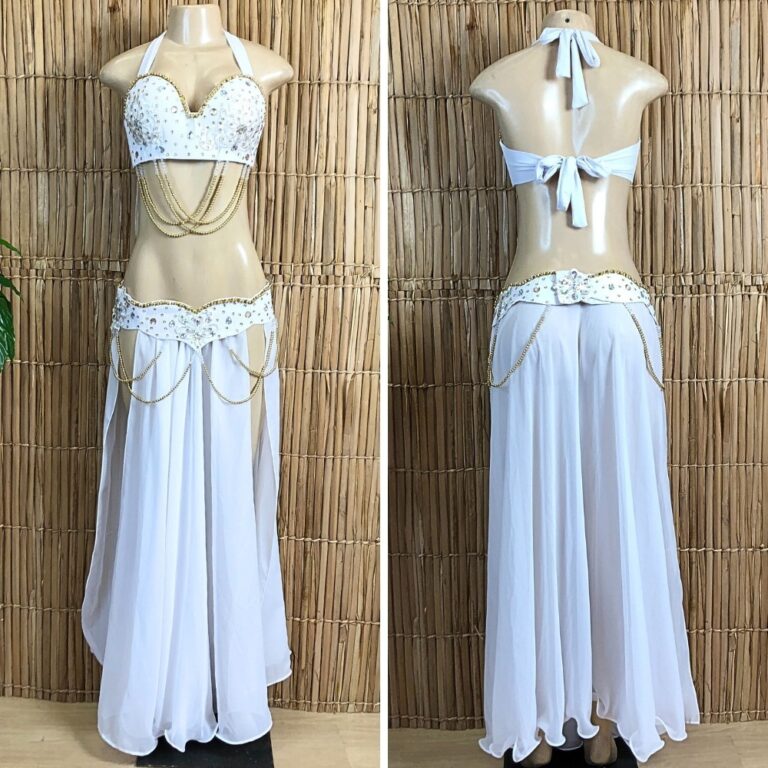 [Liquidação] Dança do Ventre Traje Bordado Comp