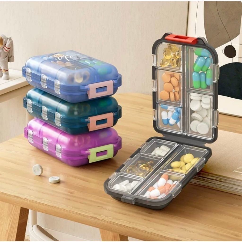 pílulas, para Estojo organizador portátil de comprimidos, caixa de vitaminas para tablet de viagem,