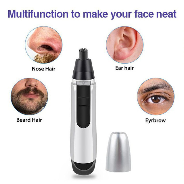 Cortador Nasal Trimmer Pilha