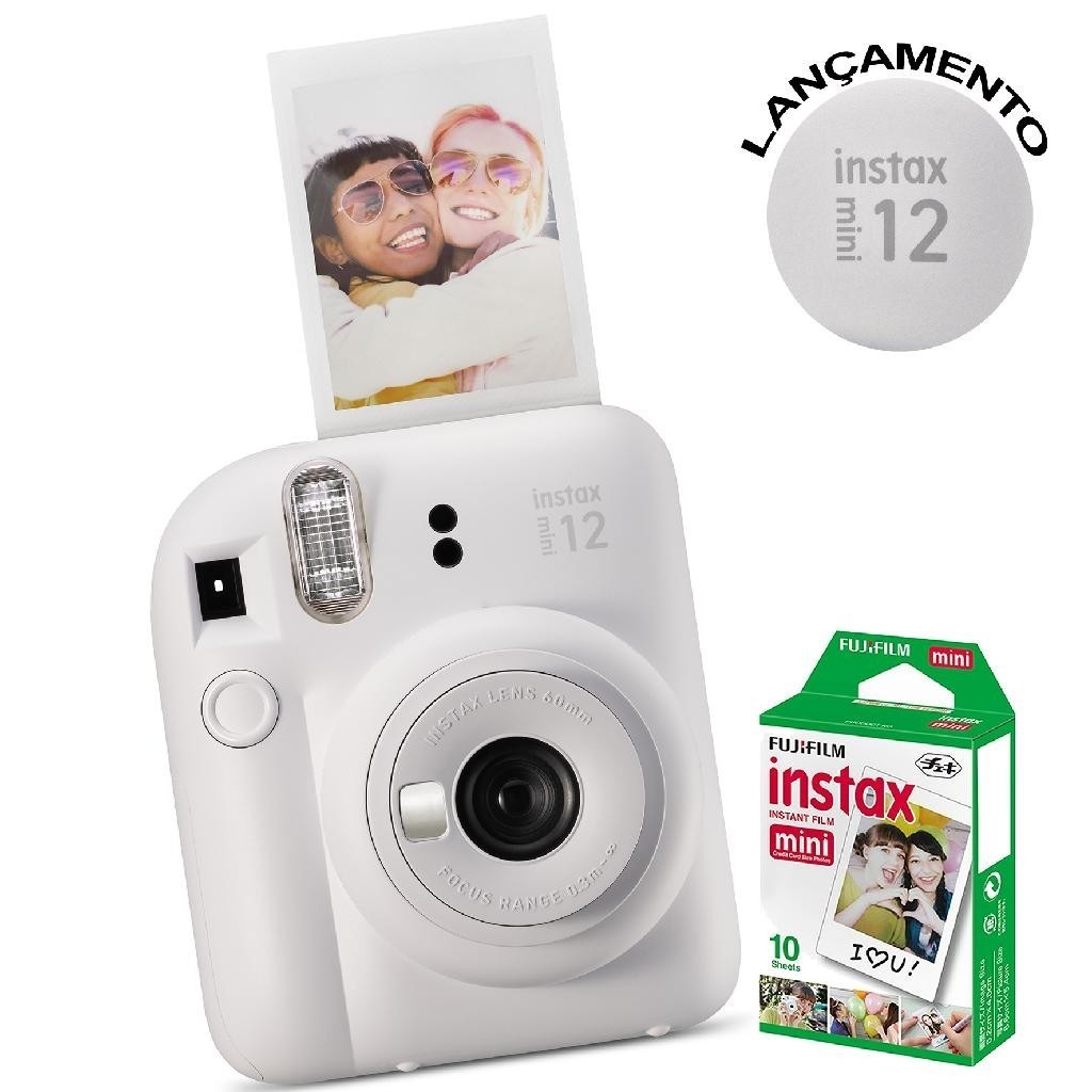 Fujifilm Câmera Instantânea Instax Mini 12 + Filme de 10 Poses