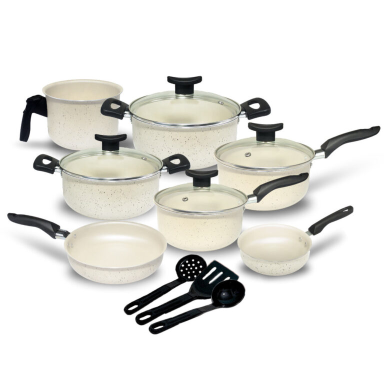 Conjunto Jogo de Panelas Teflon Atenas 10 Pçs Ant