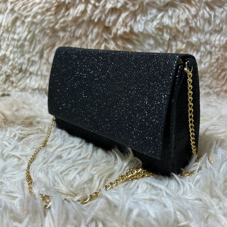 Bolsinha baladinha porta celular glitter com corre
