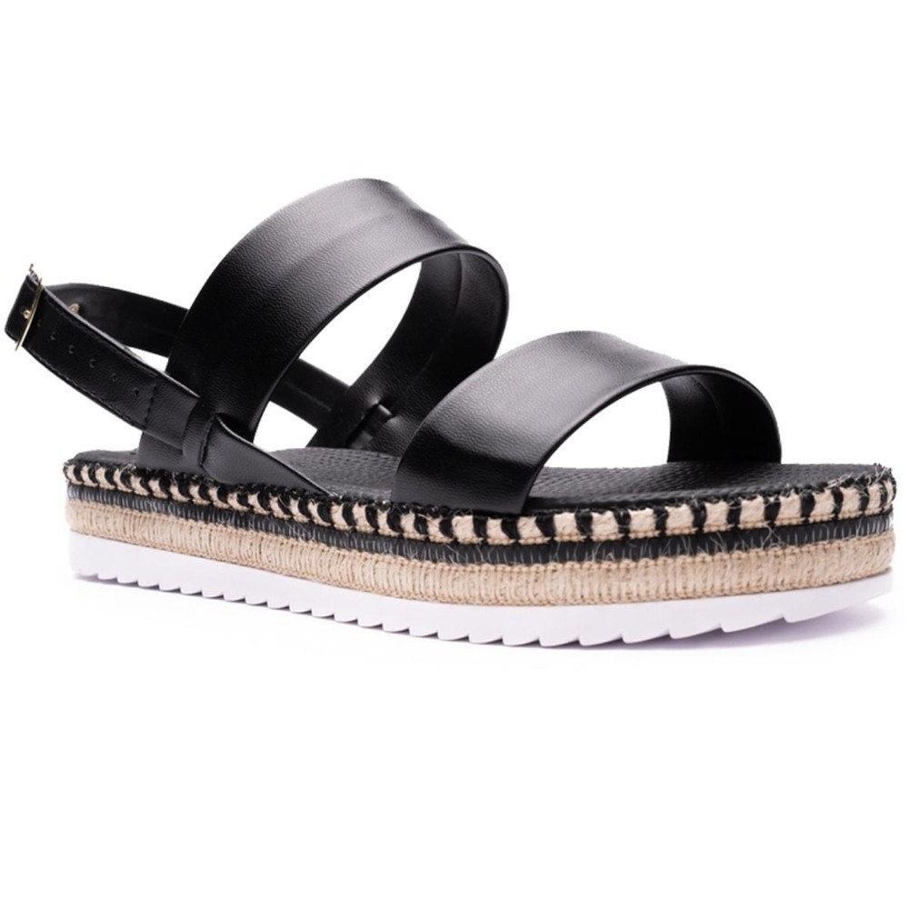 Papete Moleca Básica Flat Feminina – Preto