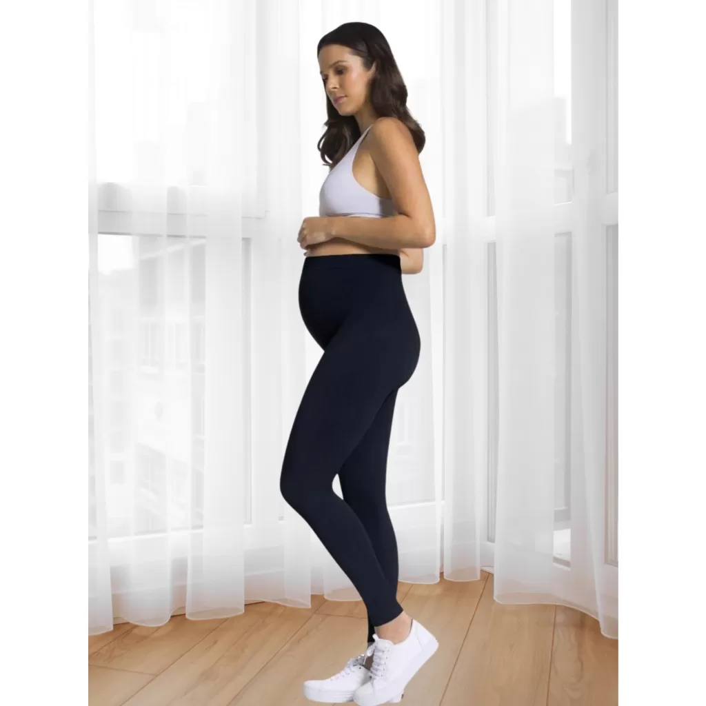 Calça legging Para Gestante Maternidade Cos Alto Grávida