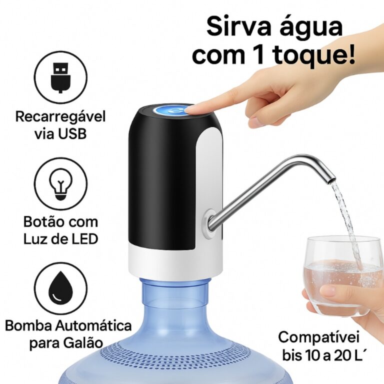 Bomba De Agua Automática Elétrica Para Garrafão