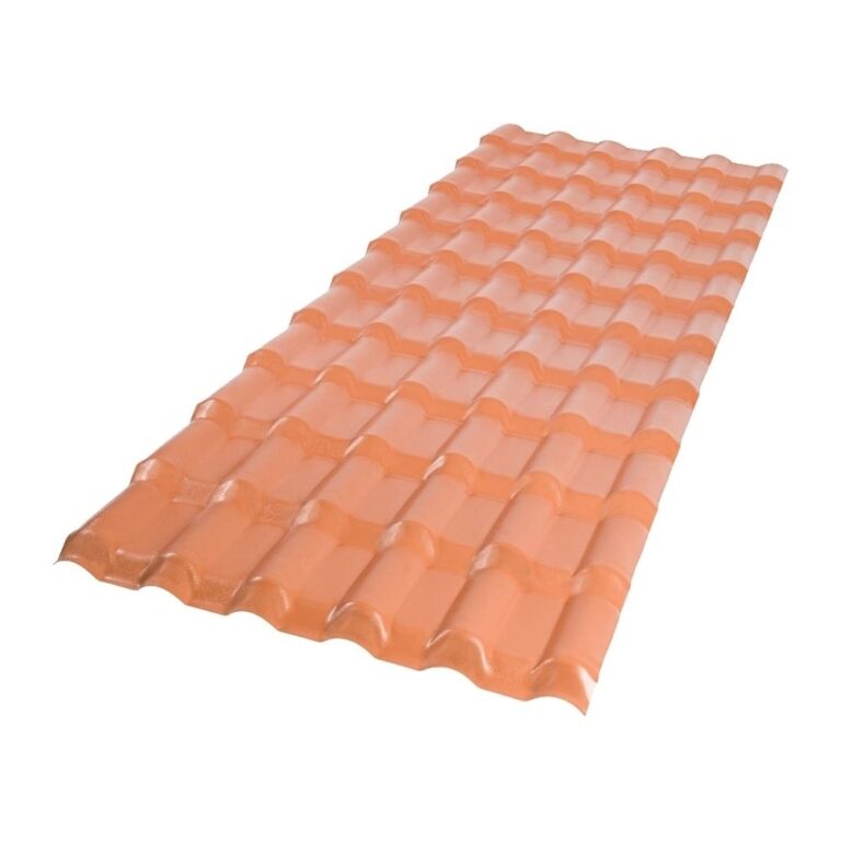 Telha PVC Plan Afort Cerâmica/Terracota 2,42 x 0,